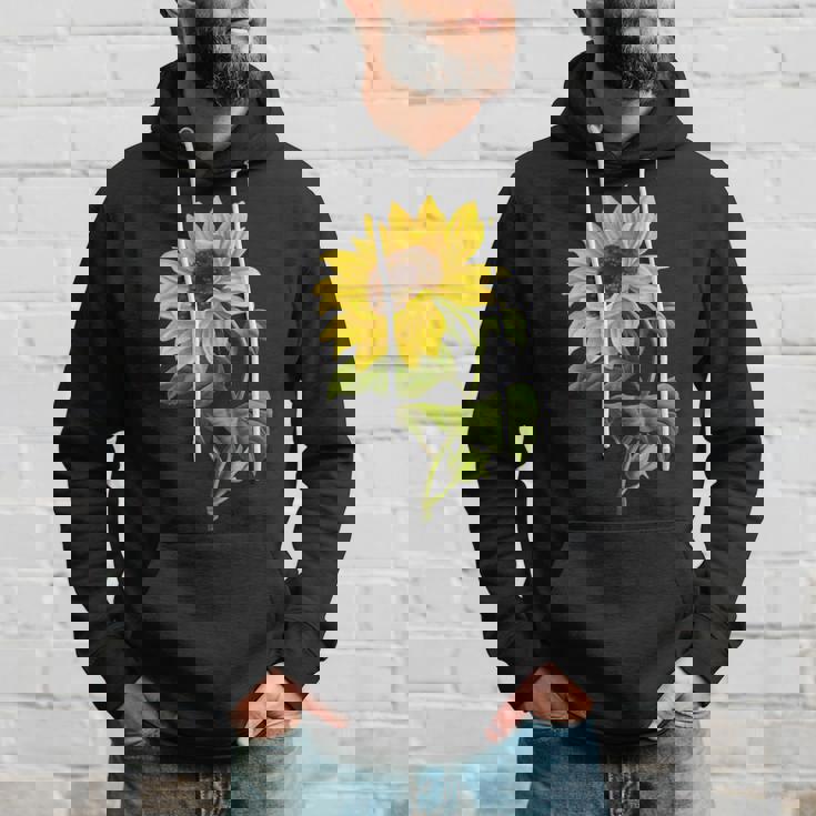 素敵なかわいいヒマワリの植物の花のアートワーク パーカー 彼への贈り物