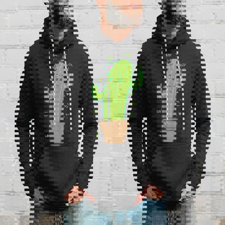 素敵なムードのサボテン パーカー 彼への贈り物