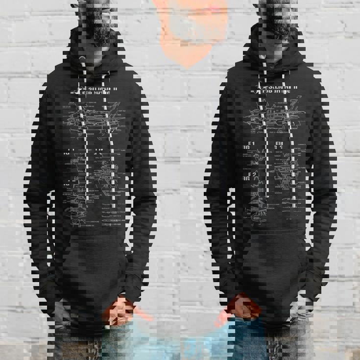 航空機ステルス戦闘機 F35 ライトニングの設計図 パーカー 彼への贈り物