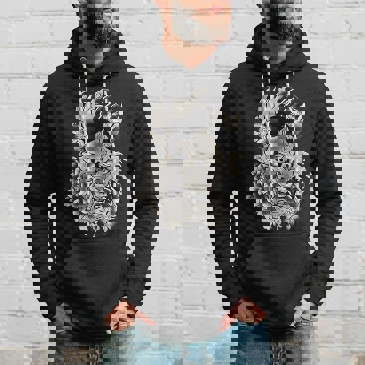 般若マスク 日本語 タトゥー フラッシュ パーカー 彼への贈り物