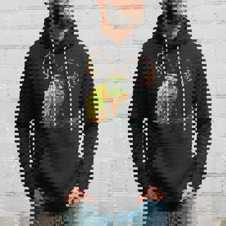 芋虫 面白い芋虫甘い緑の芋虫 パーカー 彼への贈り物