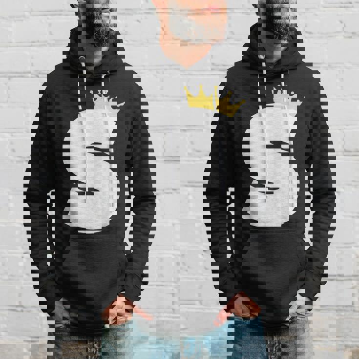 英文字 大文字 アルファベット モノグラム イニシャル キング クイーン クラウン パーカー 彼への贈り物