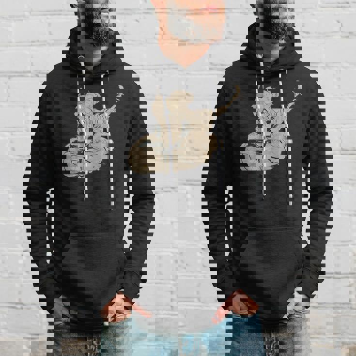 葛飾北斎作 三味線と座る女 パーカー 彼への贈り物