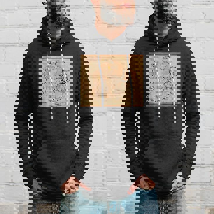 葛飾北斎作 蛇女頭 パーカー 彼への贈り物