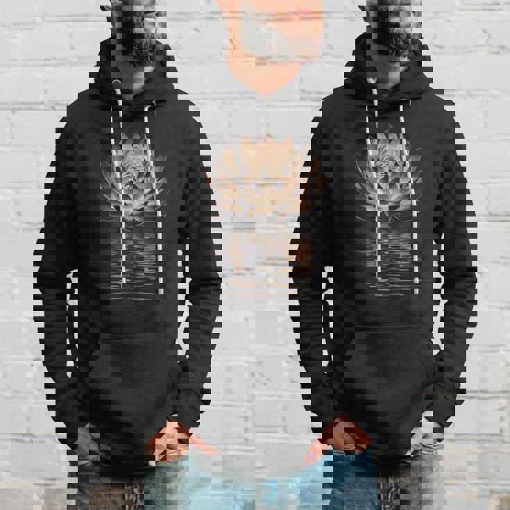 蓮の花 ヨガ 瞑想 禅 スピリチュアル オーム 仏教 ギフト パーカー 彼への贈り物