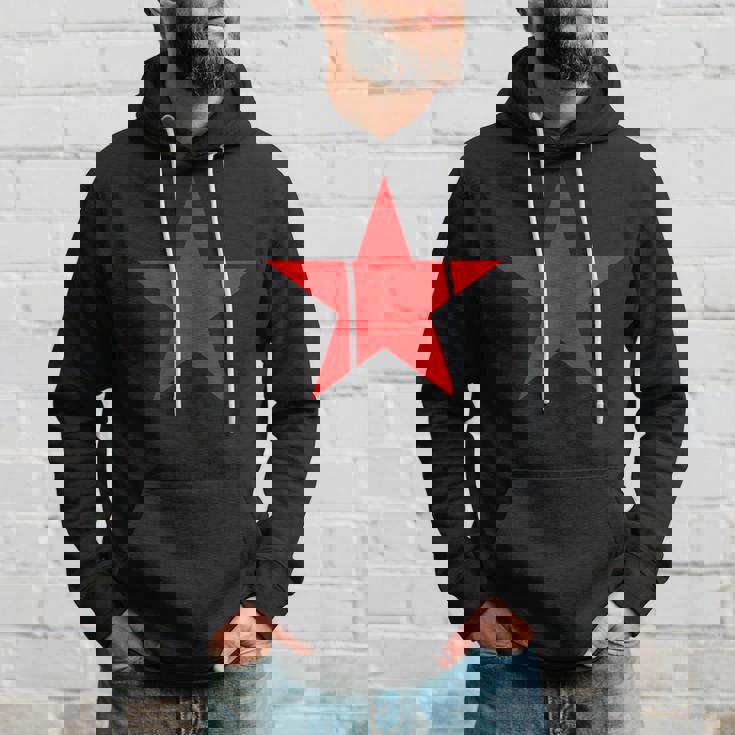 複数のカラーにレッドスター。 パーカー 彼への贈り物