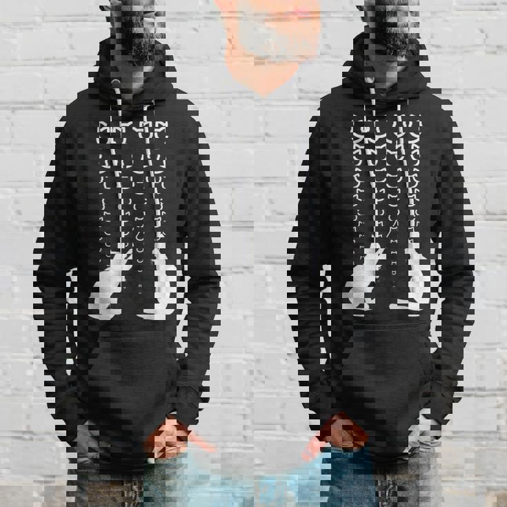 視力検査 猫の視力検査 おもしろ ネコ ねこ動物 シルエット モノトーン 白黒 黒猫 猫好き 猫の飼い主 パーカー 彼への贈り物