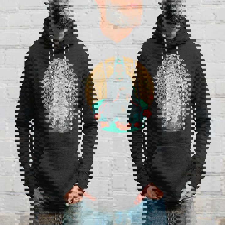 観音菩薩 観音陰仏教 アジアン仏教 パーカー 彼への贈り物