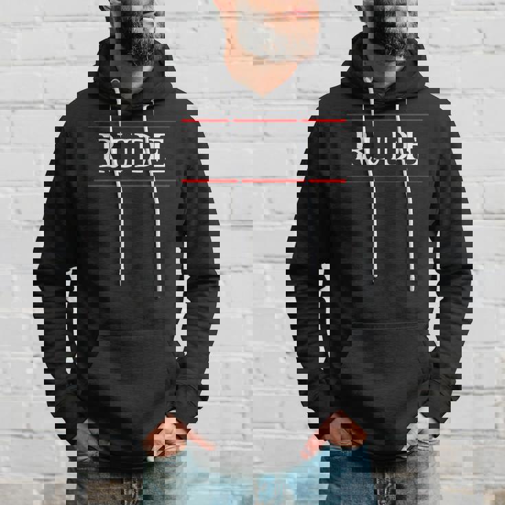 言葉 Rude On It パーカー 彼への贈り物