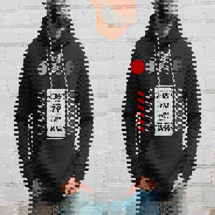 踏切サイン ハロウィン コスチューム 鉄道 電車 パーカー 彼への贈り物