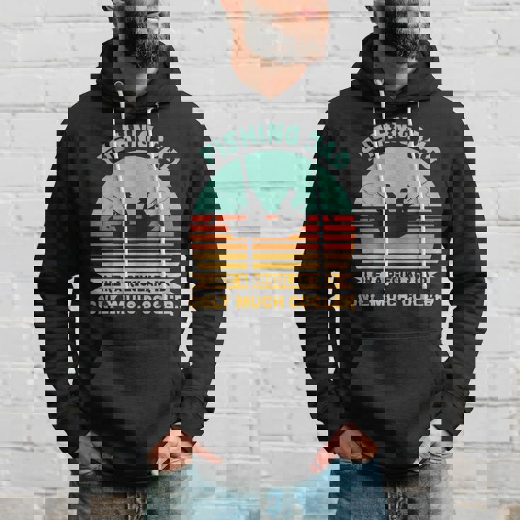 釣りバカ日誌 普通のパパよりカッコイイ！？ おとっつぁん フィッシャー 父 魚 フィッシング パーカー 彼への贈り物