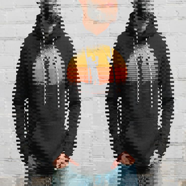 釣り人日没漁師釣り竿 パーカー 彼への贈り物