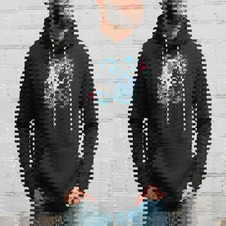 陰陽 太極竜デザイン 瞑想用 太極拳 パーカー 彼への贈り物