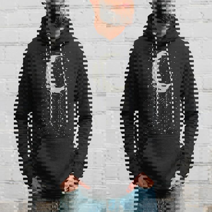 面白い 月 アート メンズ レディース キッズ 銀河 夜空 月 パーカー 彼への贈り物