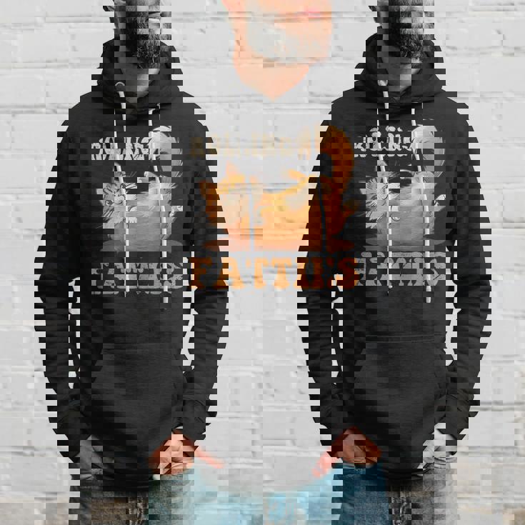 面白い 猫 ローリング ファティ 男女兼用 猫 パーカー 彼への贈り物