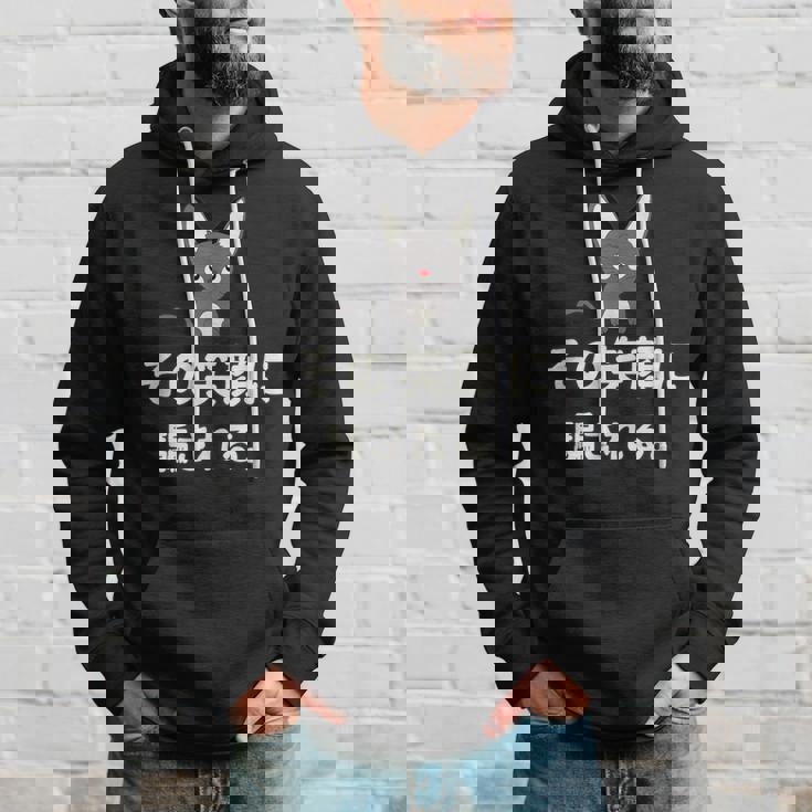 面白い 猫 文字入り 「その笑顔に騙される。」おもしろギャグ-ジョーク 漢字 その笑顔に騙される。 パーカー 彼への贈り物