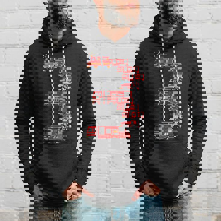 面白い3歳の幼児消防士キッズ消防車3位 パーカー 彼への贈り物