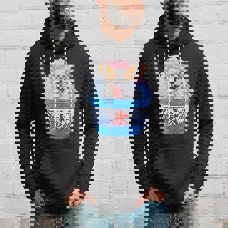 面白いtシャツ コーギー かき氷 イヌ メンズ 犬好き グッズ かわいい おもしろ 面白い 服 ネタ 夏 パーカー 彼への贈り物