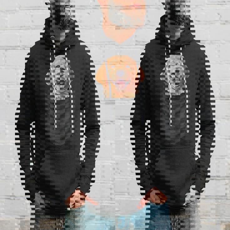 面白いtシャツ ゴールデンレトリバー 胸 ポケット イヌ メンズ 犬 グッズ おもしろ 面白い 服 ネタ パーカー 彼への贈り物