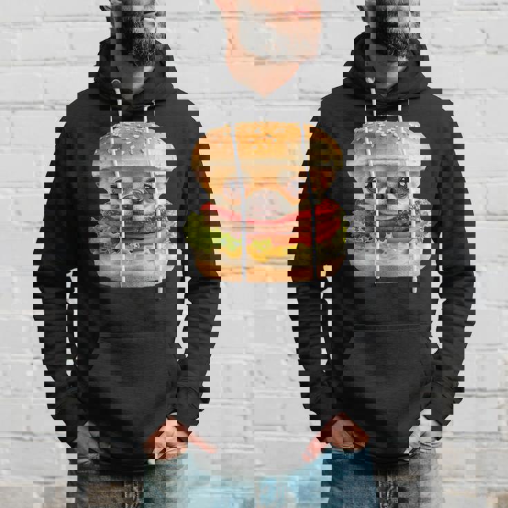 面白いtシャツ チワワ 犬 イヌ ハンバーガー メンズ 犬好き グッズ かわいい おもしろ 面白い 服 ネタ パーカー 彼への贈り物