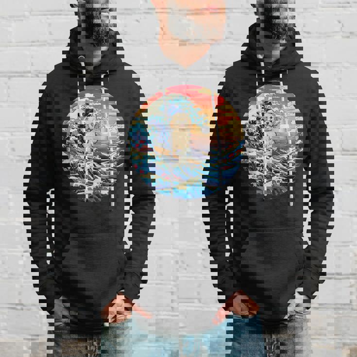 面白いtシャツ トイプードル イヌ メンズ 犬好き グッズ かわいい おもしろ 面白い 服 ネタ サーフィン パーカー 彼への贈り物