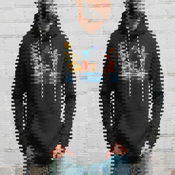 面白いtシャツ 猫 ネコ メンズ 卓球 猫好き グッズ おもしろ 面白い 服 ネタ にゃんこ 猫の下僕 パーカー 彼への贈り物