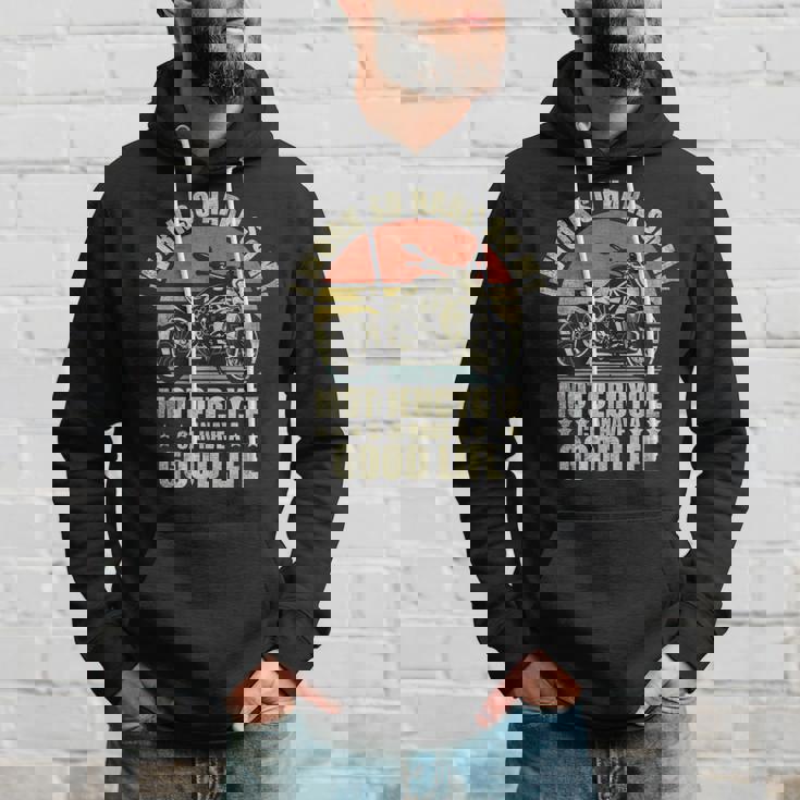 面白いオートバイの引用句 メンズ レディース オートバイ愛好家ライダー パーカー 彼への贈り物