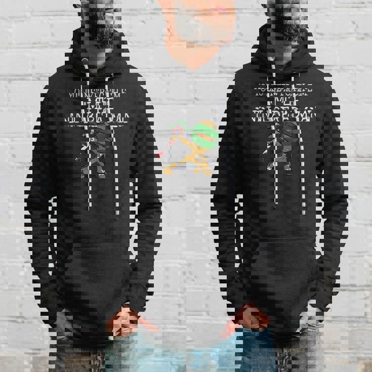 面白いクリスマス忍者ジンジャーブレッドマン パーカー 彼への贈り物