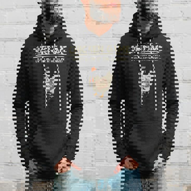 面白いチキンゲーム「見えないデザイン」 パーカー 彼への贈り物