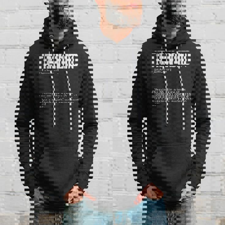 面白いテコンドー辞書がハイキックの定義を作ります パーカー 彼への贈り物