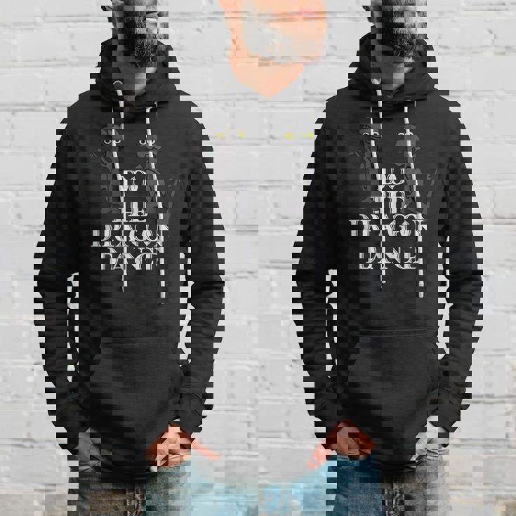 面白いドラゴンダンス ダンシングドラゴンミーム パーカー 彼への贈り物