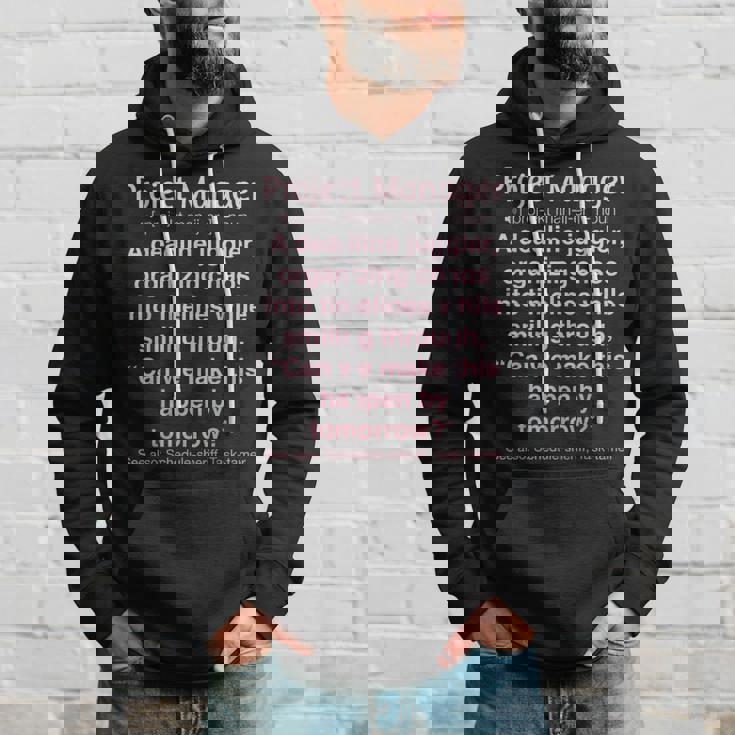 面白いプロジェクトマネージャー パーカー 彼への贈り物