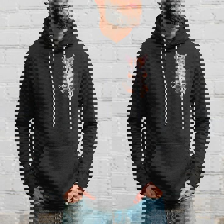 面白いペンブローク ウェルシュコーギー あなたのポケットにコーギー愛好家向け パーカー 彼への贈り物