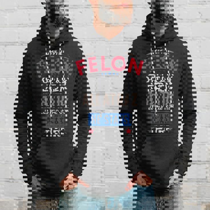 面白い反トランプ・フェロン・アルカトラズ パーカー 彼への贈り物