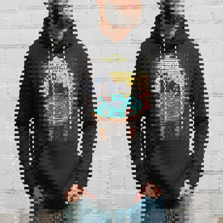 面白い猫のグラフィックプレイの猫ポーカープレイヤーは深刻なポーカーをプレイします パーカー 彼への贈り物