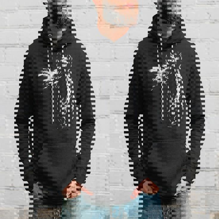 馬好きのためのエレガントな馬のシルエットのグラフィックアートデザイン。 パーカー 彼への贈り物