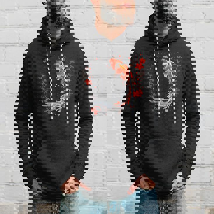 鯉 錦鯉 平和 親切 縁起 パーカー 彼への贈り物