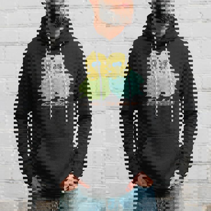 鳥 インコ かわいい ペット おもしろ 動物 イラスト パーカー 彼への贈り物