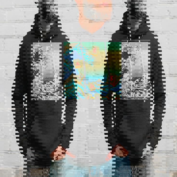 麻雀 おもしろ グッズ 服 筆文字 面白いtシャツ 文字入り 面白い 文字 ネタ メンズ 葛飾北斎 浮世絵 風 パーカー 彼への贈り物