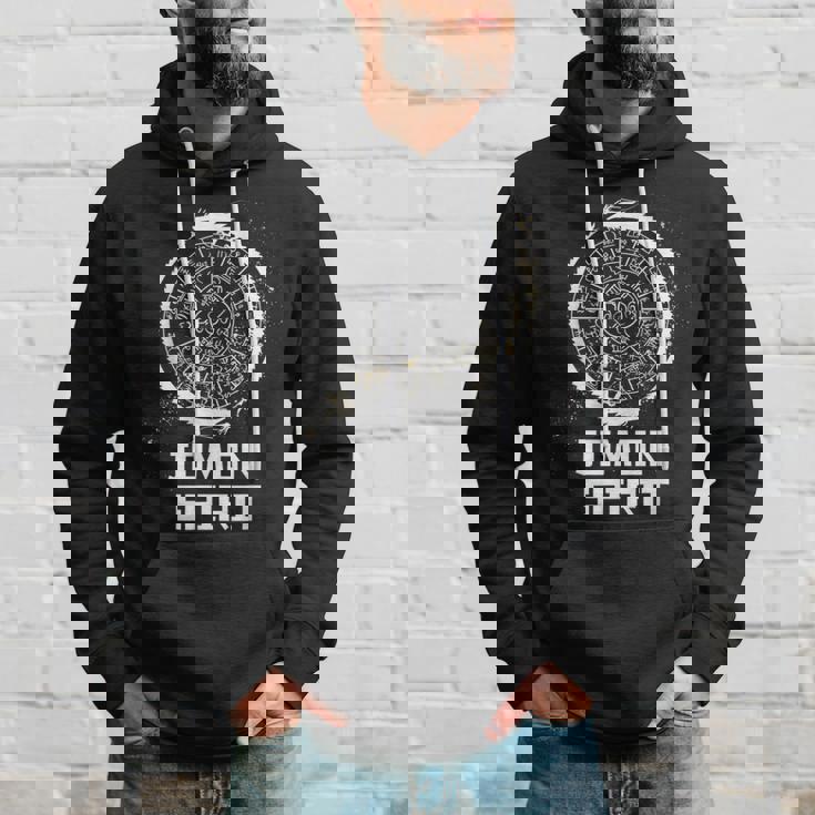 龍体文字 フトマニ図 神代文字 龍神様 縄文 ハニワ かっこいい 開運 言霊 お守り パーカー 彼への贈り物