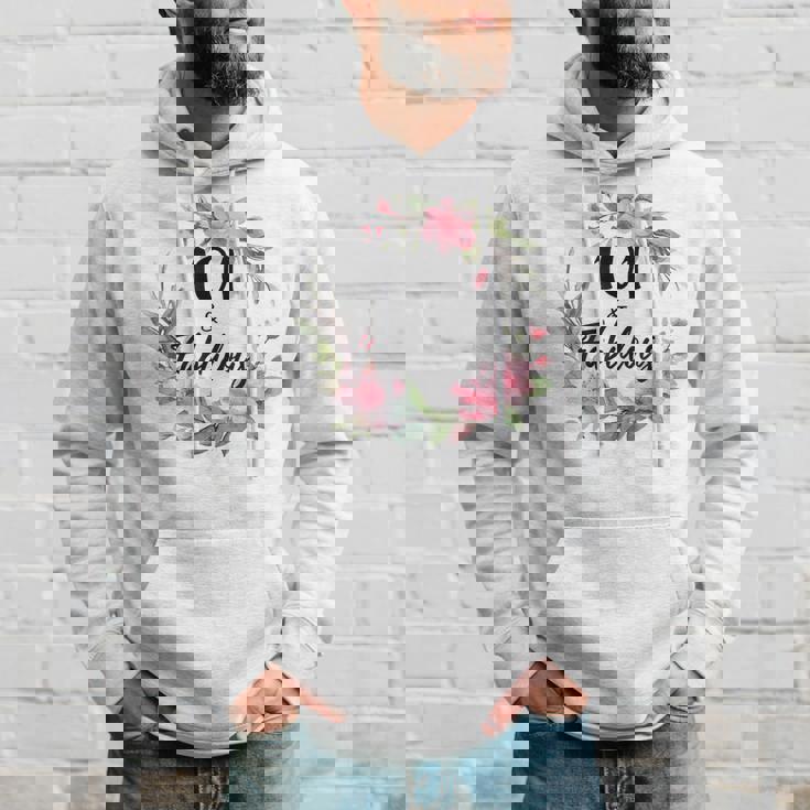 101歳&素晴らしいフローラルパーティーハッピー101歳の誕生日 パーカー 彼への贈り物