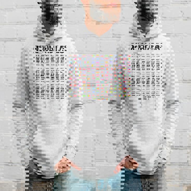 188 世界の国旗 世界の国旗 世界地図 パーカー 彼への贈り物