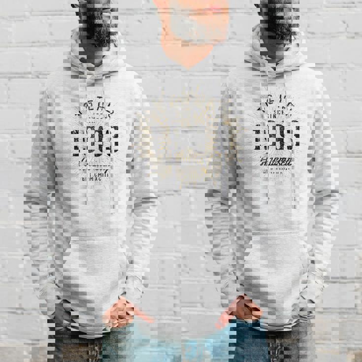 1993年から一緒にいるカップルの記念日のデザイン パーカー 彼への贈り物