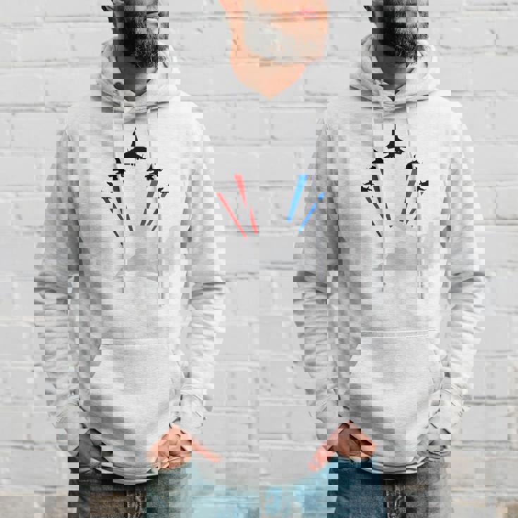 7月4日アメリカ独立記念日戦闘機ジェットクールグラフィック パーカー 彼への贈り物