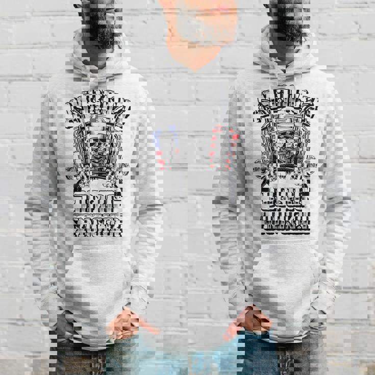 American Big Rig Trucker Heavy Haulage バックプリント パーカー 彼への贈り物