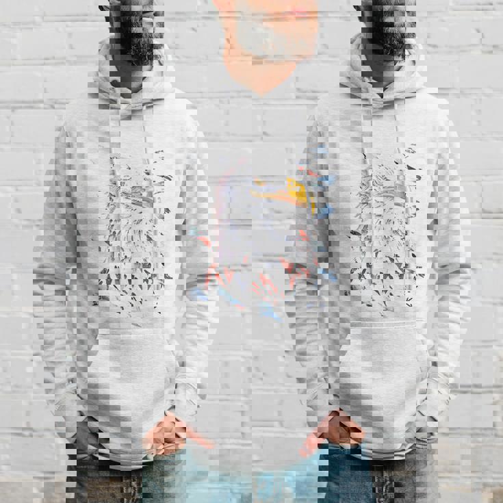 Atoka Tn 愛国的なイーグル アメリカ国旗 アンティーク調デザイン 長袖tシャツ パーカー 彼への贈り物