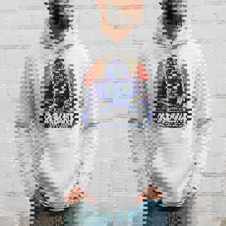 Bassquatch 音楽愛好家のためのサスカッチdjデザイン パーカー 彼への贈り物