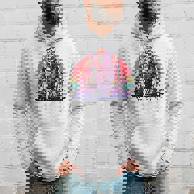 Bassquatch 音楽愛好家のためのサスカッチdjデザイン 長袖tシャツ パーカー 彼への贈り物