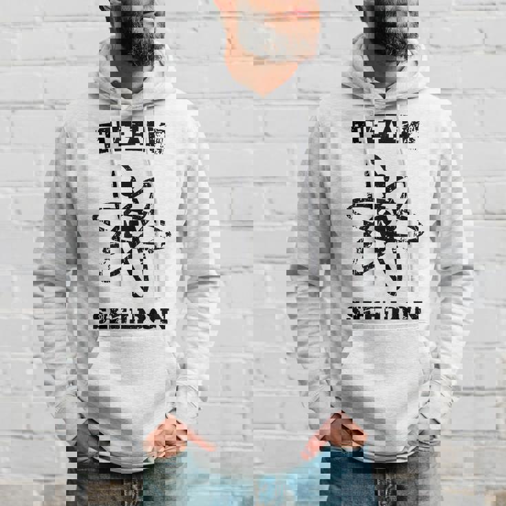 Big Bang Theory ロゴ チーム シェルドン アトム ライト パーカー 彼への贈り物