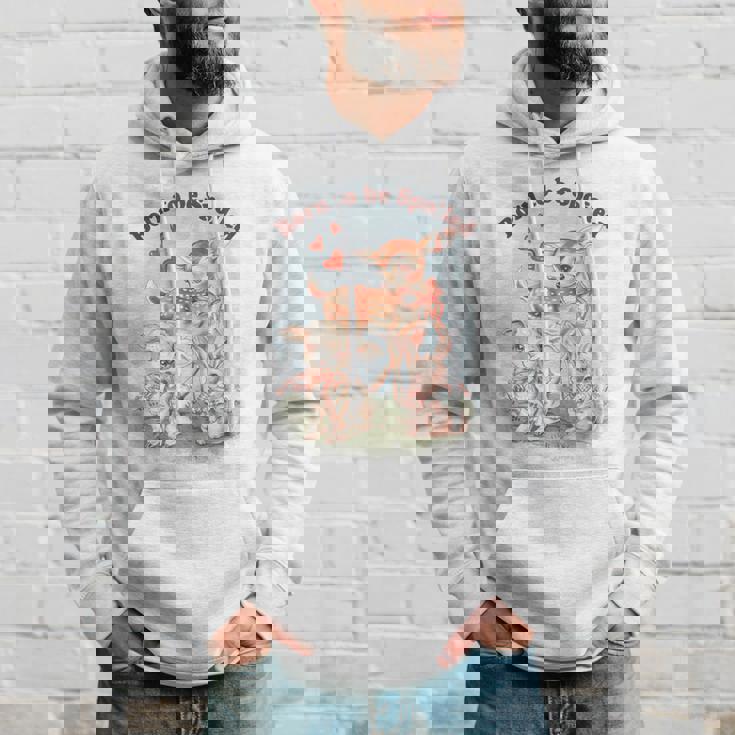 Born To Bepoiled Cute Animal Illustration 長袖tシャツ パーカー 彼への贈り物